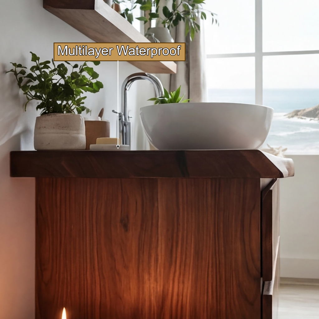 Elarion Ridge Solid Wood Freestanding Bathroom Vanity With Drawers